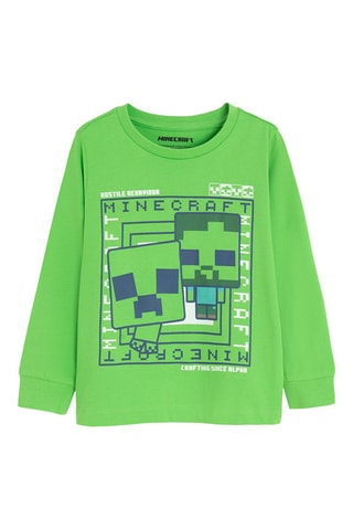 Pyjama Minecraft - Vert clair et gris