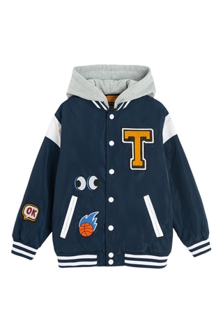 Veste à capuche - Bleu marine