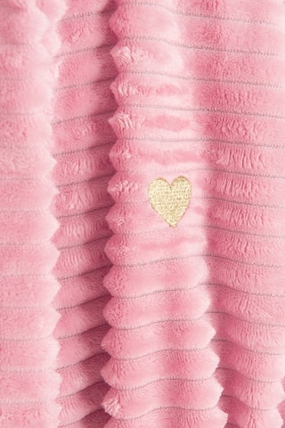 Peignoir à capuche en velours - Rose