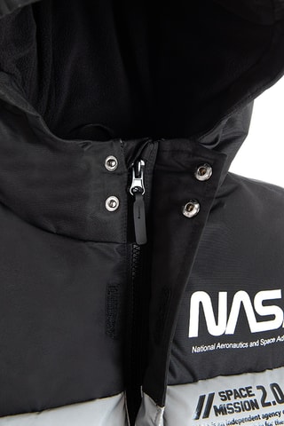 Doudoune à capuche Nasa - Gris