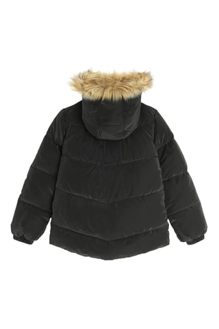 Doudoune à capuche - Noir