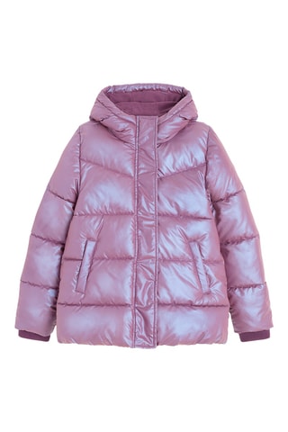 Doudoune à capuche - Violet