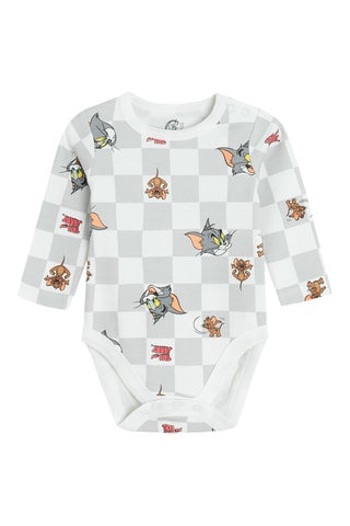 3 bodys Tom et Jerry - Gris et marron