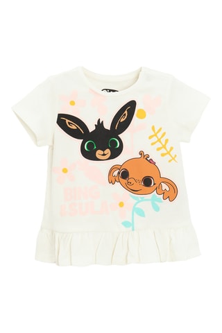 T-shirt et legging Bing et Sula- Blanc et ciel