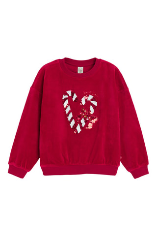 Velours Sweater - Rood