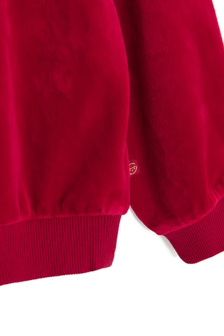 Velours Sweater - Rood