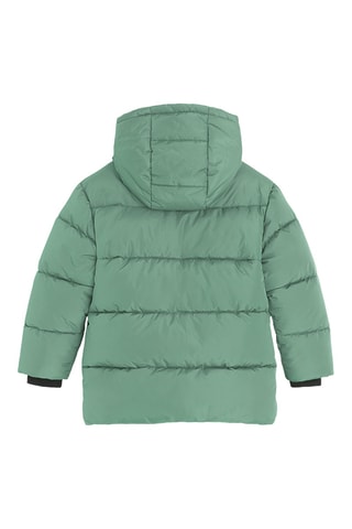 Doudoune à capuche - Vert menthe