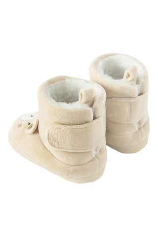 Chaussons fourrés - Beige