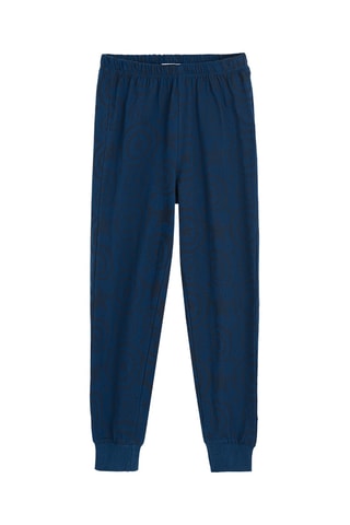 Pyjama Captain America Avengers Marvel - Gris chiné et bleu marine
