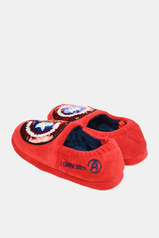 Pantoufles Captain America et Iron Man Avengers Marvel - Rouge
