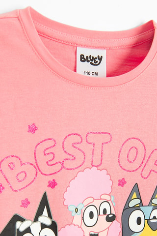 T-shirt Bluey - Rose