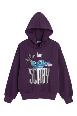 Sweat à capuche Stitch Lilo et Stitch Disney - Violet