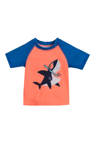 T-shirt et short de bain - Bleu