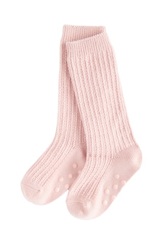 Chaussettes antidérapantes - Rose