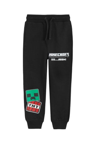 T-shirt et pantalon Minecraft - Blanc et noir