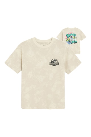 T-shirt Jurassic Park - Beige clair