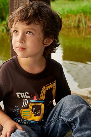 T-shirt - Marron