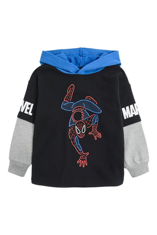 Sweat à capuche Spider-Man Avengers Marvel - Noir