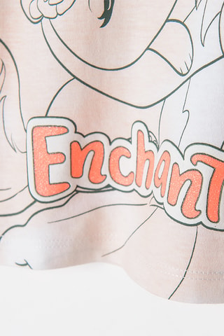 T-shirt Enchantimals - Blanc et orange