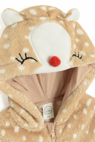 Pyjama met Capuchon en Oren - Beige