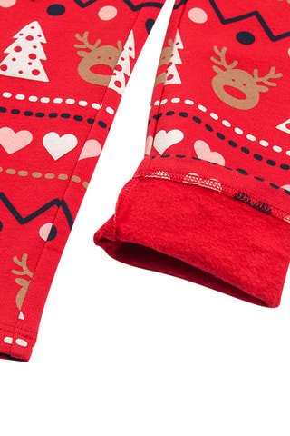 Legging Rouge et blanc