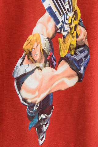 T-shirt Musclor He-Man et Les Maîtres de l'Univers - Rouge chiné