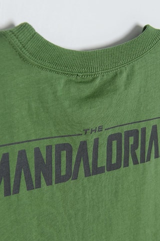 T-shirt Grogu et Boba Fett The Mandalorian Star Wars - Vert foncé