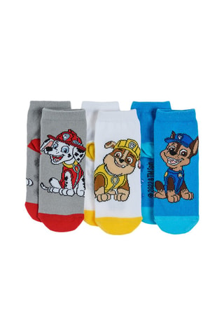 3 paires de chaussettes Pat’Patrouille Gris et blanc