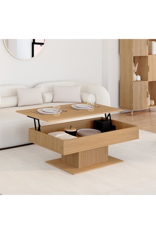 Table basse relevable Tania - 110 x 40/53 x 60 cm
