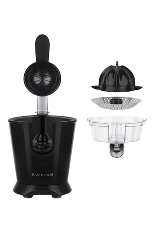 Presse-agrumes en acier inoxydable - Noir - 160 W