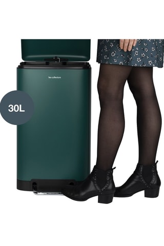 Poubelle à pédale en acier inoxydable 30 l