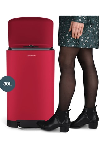 Poubelle à pédale en acier inoxydable 30 l