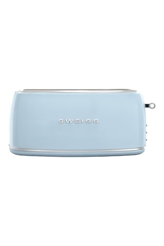 Grille-pain baguette vintage Bleu - 1500 W - 2 fentes - Bleu