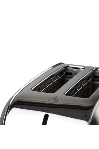 Grille-pain en acier inoxydable - 2 fentes - Argenté, gris et noir