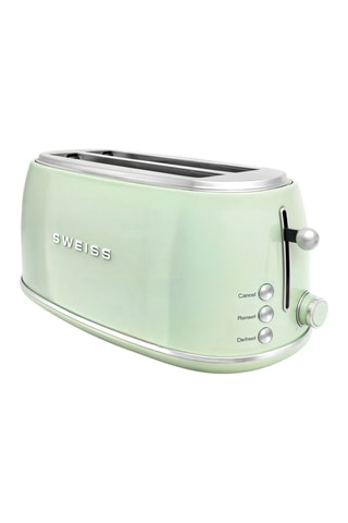 Grille-pain baguette vintage Vert - 1500 W - 2 fentes - Vert