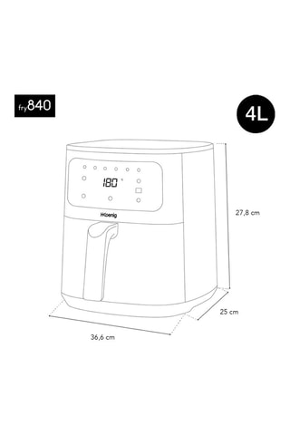 Friteuse sans huile FRY840 - 1300 W - 4 l