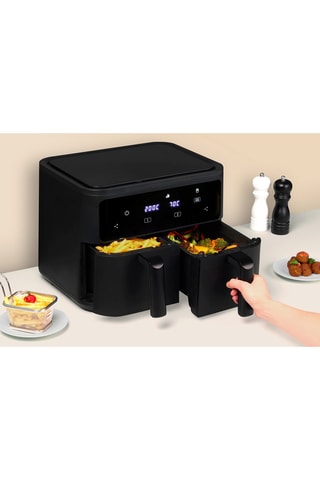 Friteuse sans huile double - 2 x 4,5 l - 2400 W