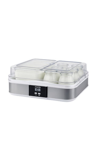 Yaourtière en acier inoxydable Ely - 21,5 W - 12 yaourts