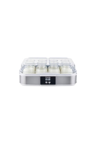 Yaourtière en acier inoxydable Ely - 21,5 W - 12 yaourts