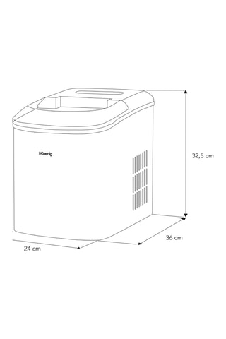 Machine à glaçons - 2,1 l - 120 W