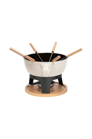 Fondue en fonte émaillée Mont Blanc - 1,8 l - 6 personnes