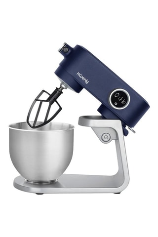 Robot pétrin multifonctions - 5 l - 800 W - Argenté et bleu