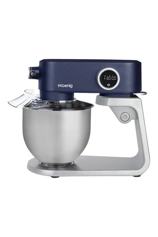 Robot pétrin multifonctions - 5 l - 800 W - Argenté et bleu