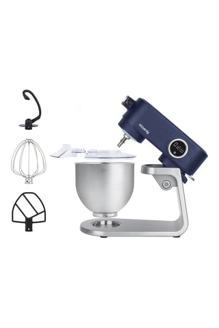 Robot pétrin multifonctions - 5 l - 800 W - Argenté et bleu