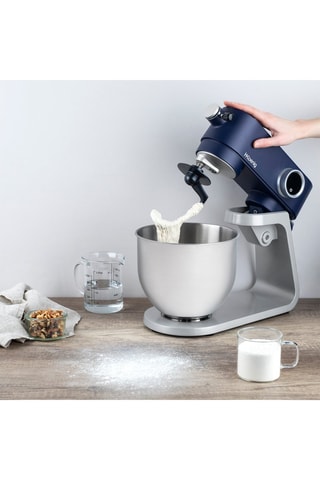 Robot pétrin multifonctions - 5 l - 800 W - Argenté et bleu