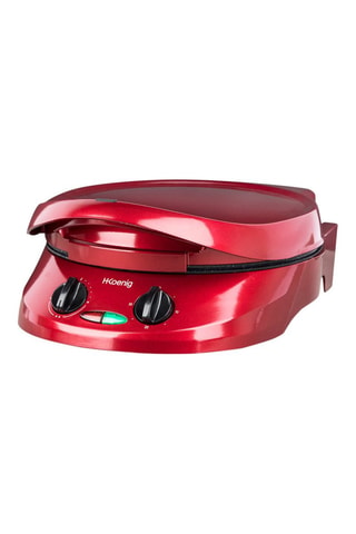 Machine à tarte - 1800 W - 30 cm - Noir et rouge