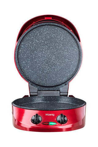 Machine à tarte - 1800 W - 30 cm - Noir et rouge