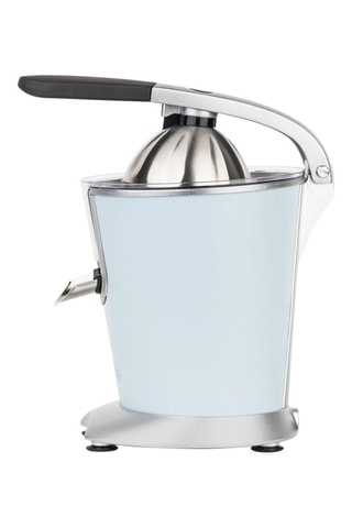 Presse-agrumes en plastique sans BPA - 160 W - Argenté, bleu et noir