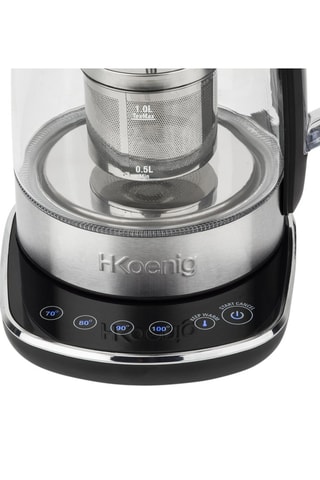 Bouilloire infuseur à thé - 1,5 l - 2200 W - Gris