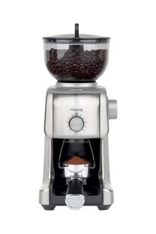 Moulin à café - 10 tasses - 130 W - Argenté et noir